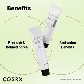 COSRX cream in hand to demonstrate compact 0.67 oz size and easy dispensing