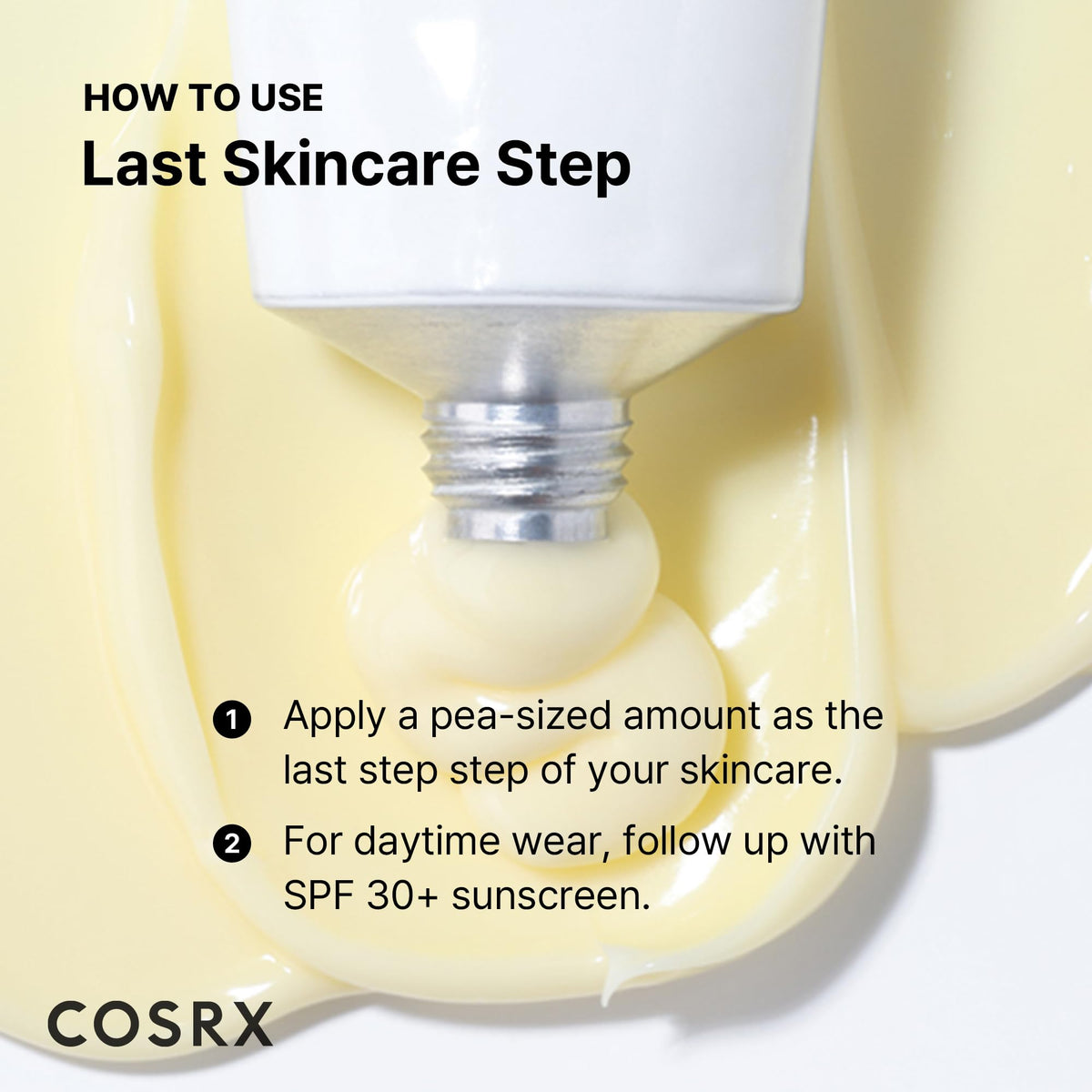 COSRX open jar with lid removed showing protected sealed packaging benefit