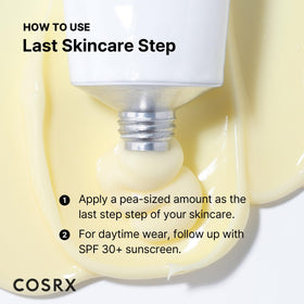 COSRX open jar with lid removed showing protected sealed packaging benefit