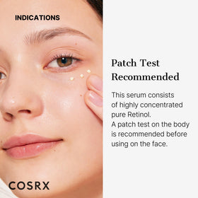 COSRX jar held in hand showing compact travel-friendly size benefit