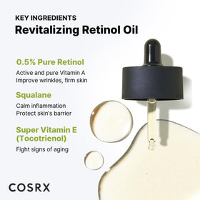 COSRX close-up of oil texture highlighting smooth, non-greasy hydration