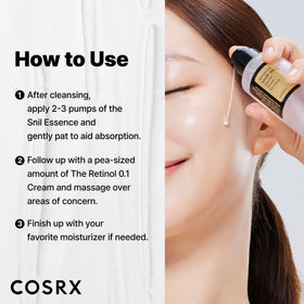 COSRX morning and night routine flatlay for balanced skin