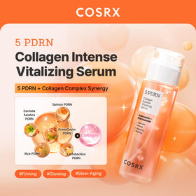 COSRX dropper releasing serum emphasizing lightweight texture and fast absorption