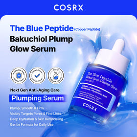 COSRX dropper releasing clear serum, highlights smooth lightweight texture
