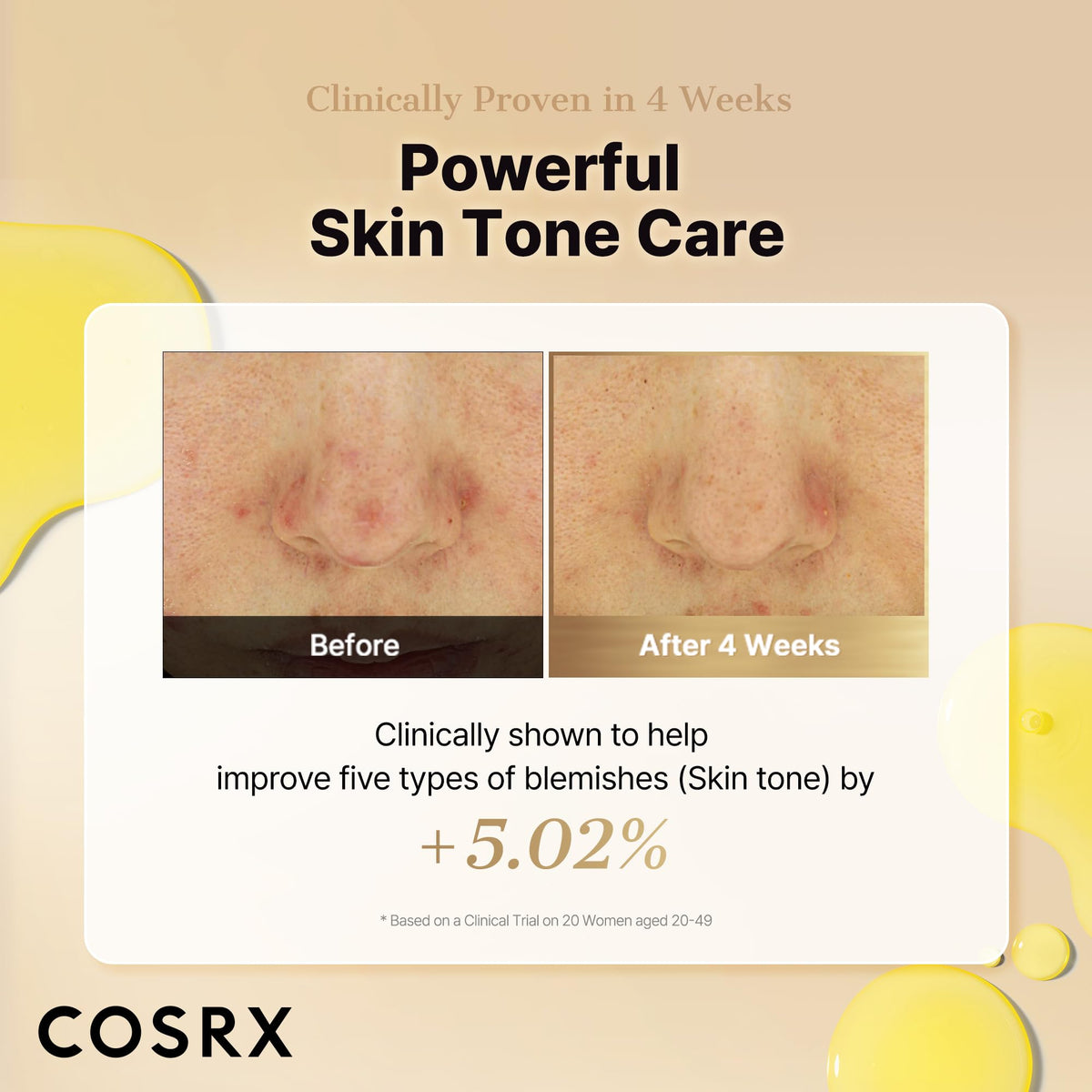 COSRX serum stored in fridge to slow oxidation and maintain potency