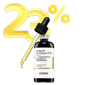 COSRX bottle front view showing compact serum packaging and easy application benefit