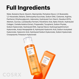 COSRX model with radiant skin representing glow and firmer-looking results