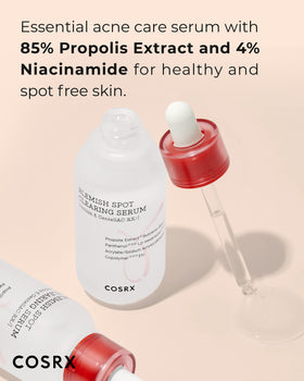 COSRX pipette dispensing serum drop highlighting controlled application benefit