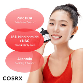COSRX serum texture close-up showing lightweight consistency for fast absorption