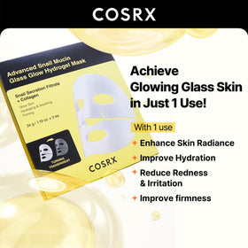 COSRX single pouch opened to reveal clear serum and easy application benefit