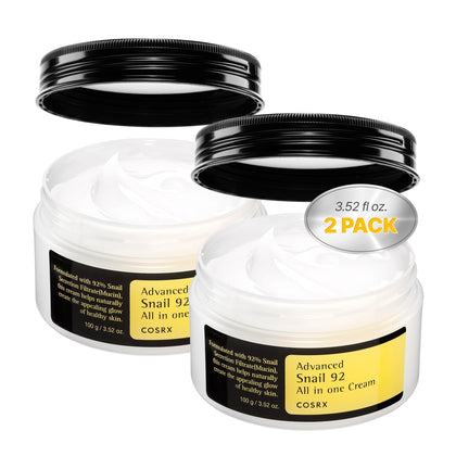 COSRX front packaging showing two jars and product benefits