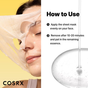 COSRX ingredient label detail highlighting snail mucin concentration benefit