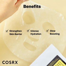 COSRX open box with sheet masks displayed for easy dispensing