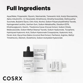 COSRX applying serum to a dark spot on cheek, demonstrates focused discoloration treatment