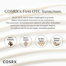 COSRX tube inside travel bag illustrating convenience for trips
