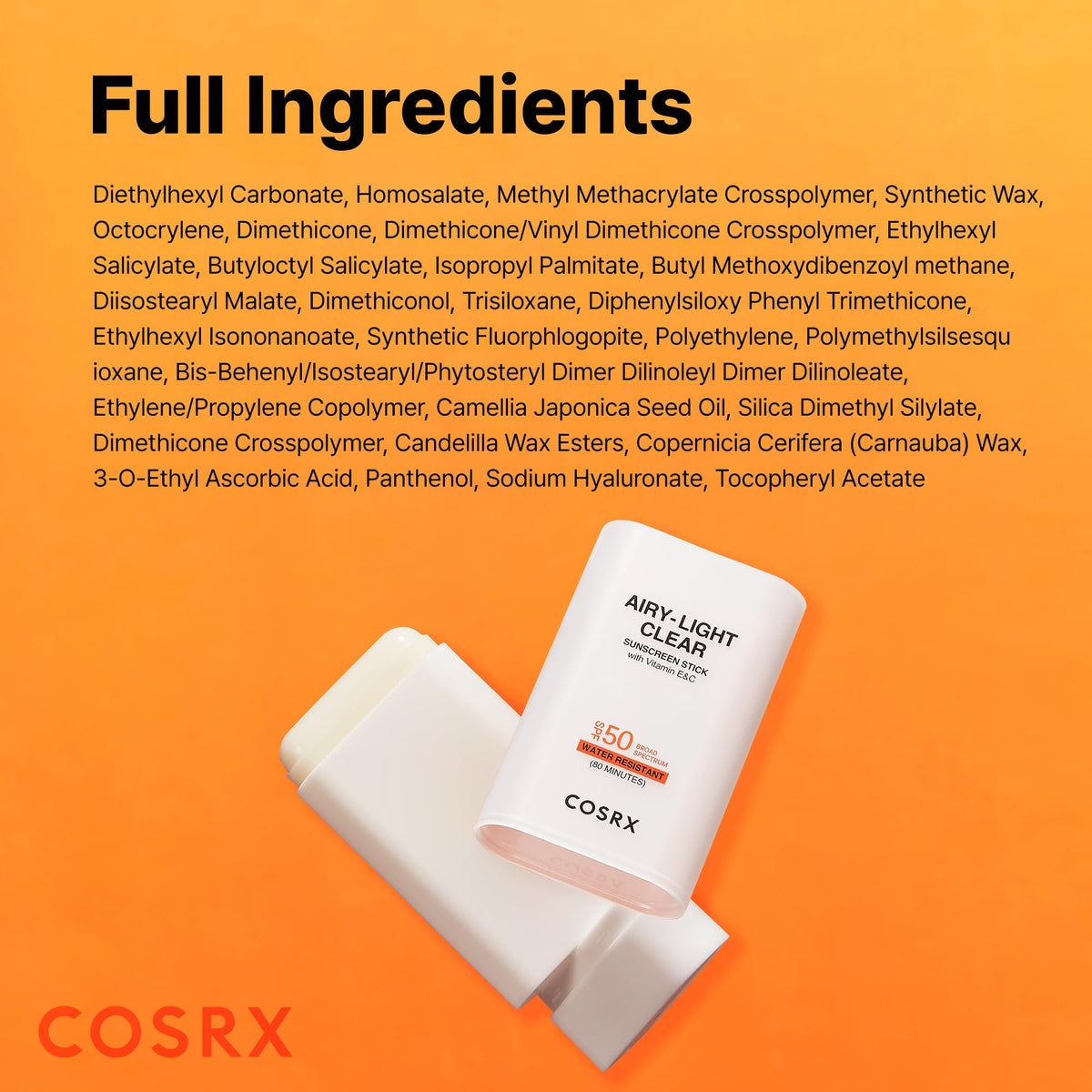 COSRX close view of matte finish on skin showing no white cast and oil control benefit