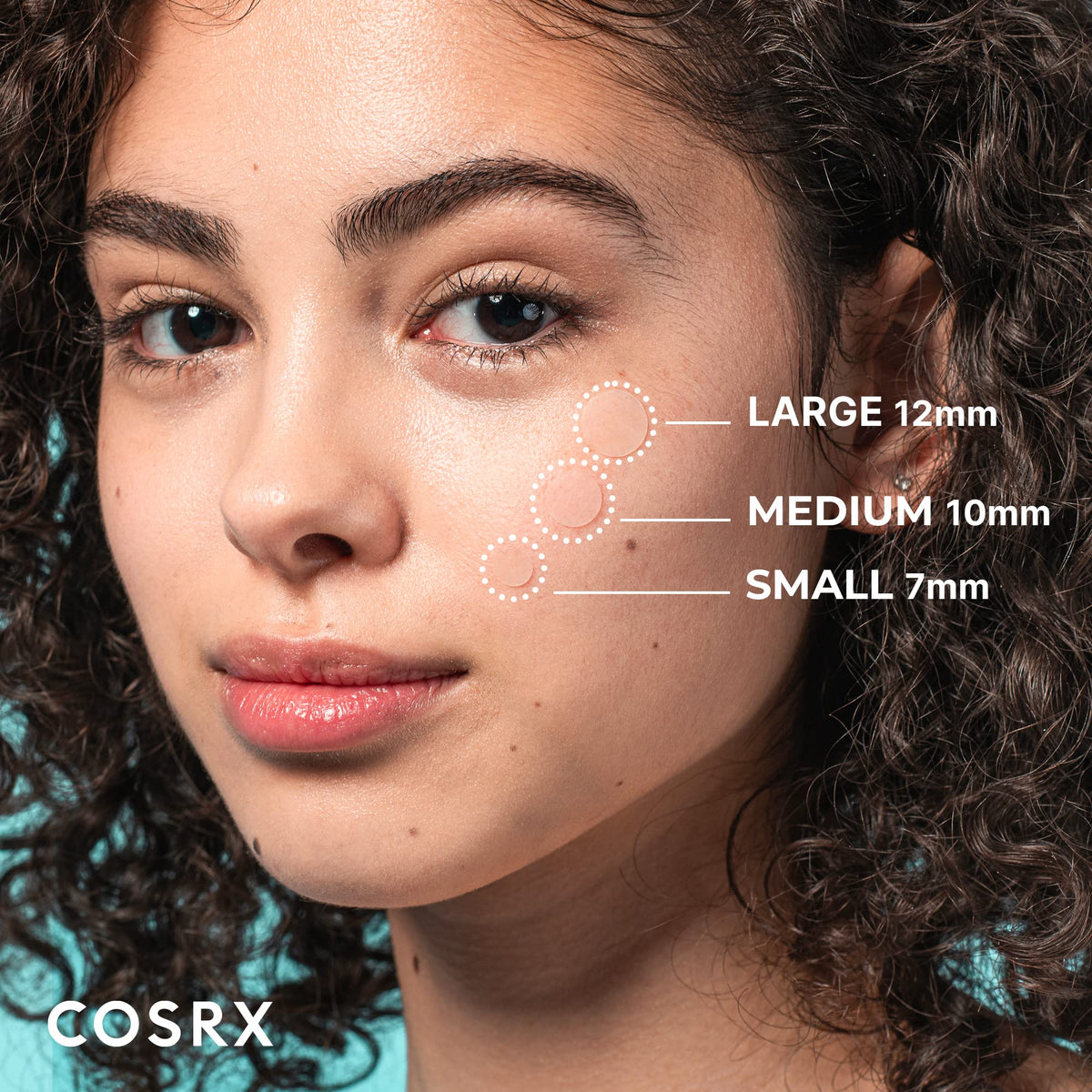COSRX close-up hydrocolloid pad texture showing absorption capacity benefit