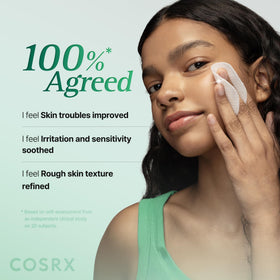 COSRX open tub with stacked pads ready for daily calming use