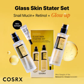 COSRX two Snail 96% Mucin Essence bottles emphasizing hydration