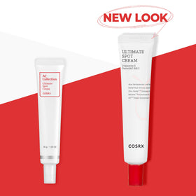 COSRX spot cream texture on fingertip illustrating lightweight application