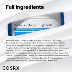 COSRX unscented label close-up indicating fragrance-free, sensitive-skin friendly