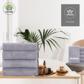 Cosy Family cloth removing eye makeup illustrating effective waterproof makeup removal benefit