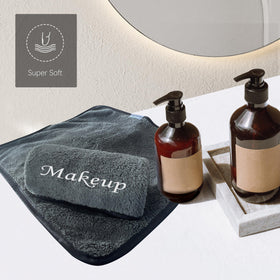 Cosy Family cloth on fingertip removing eye makeup precisely