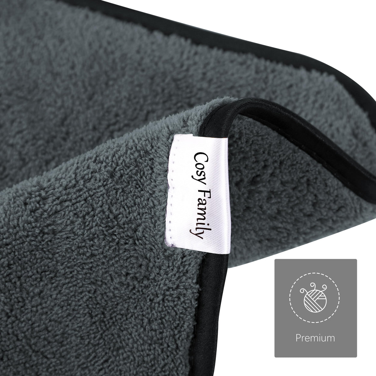 Cosy Family cloths in washing machine ready for easy care