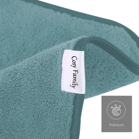 Cosy Family rinsed cloth draining to show quick-dry convenience