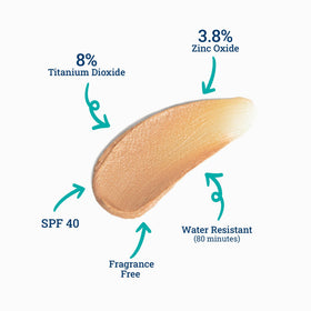 CoTZ blended application on hand illustrating lightweight coverage