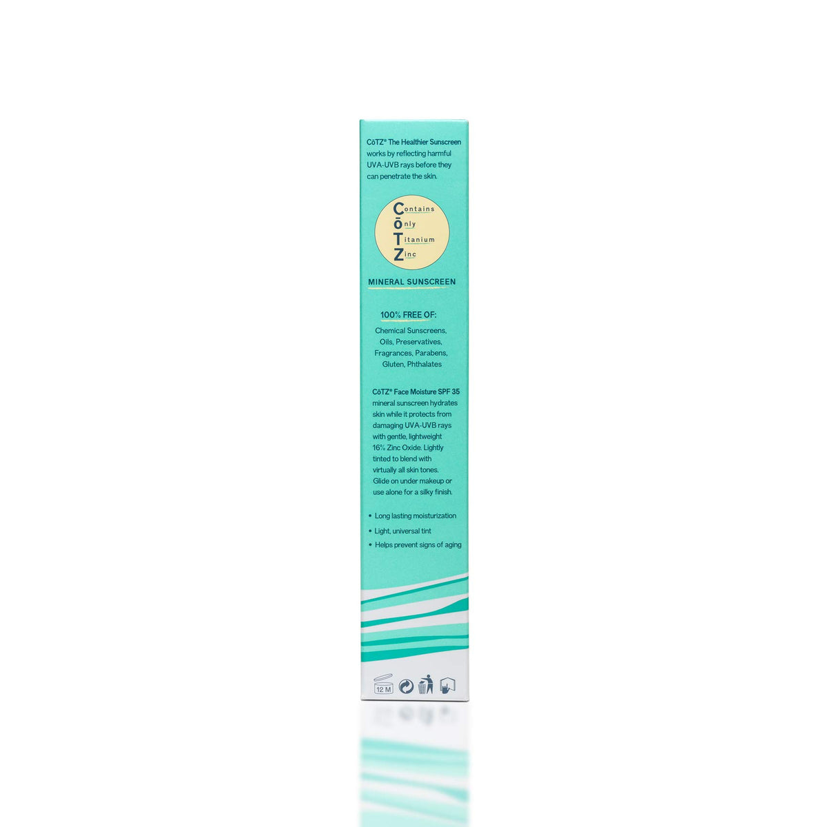 CoTZ used outdoors in sunlight showing natural matte protection during activities
