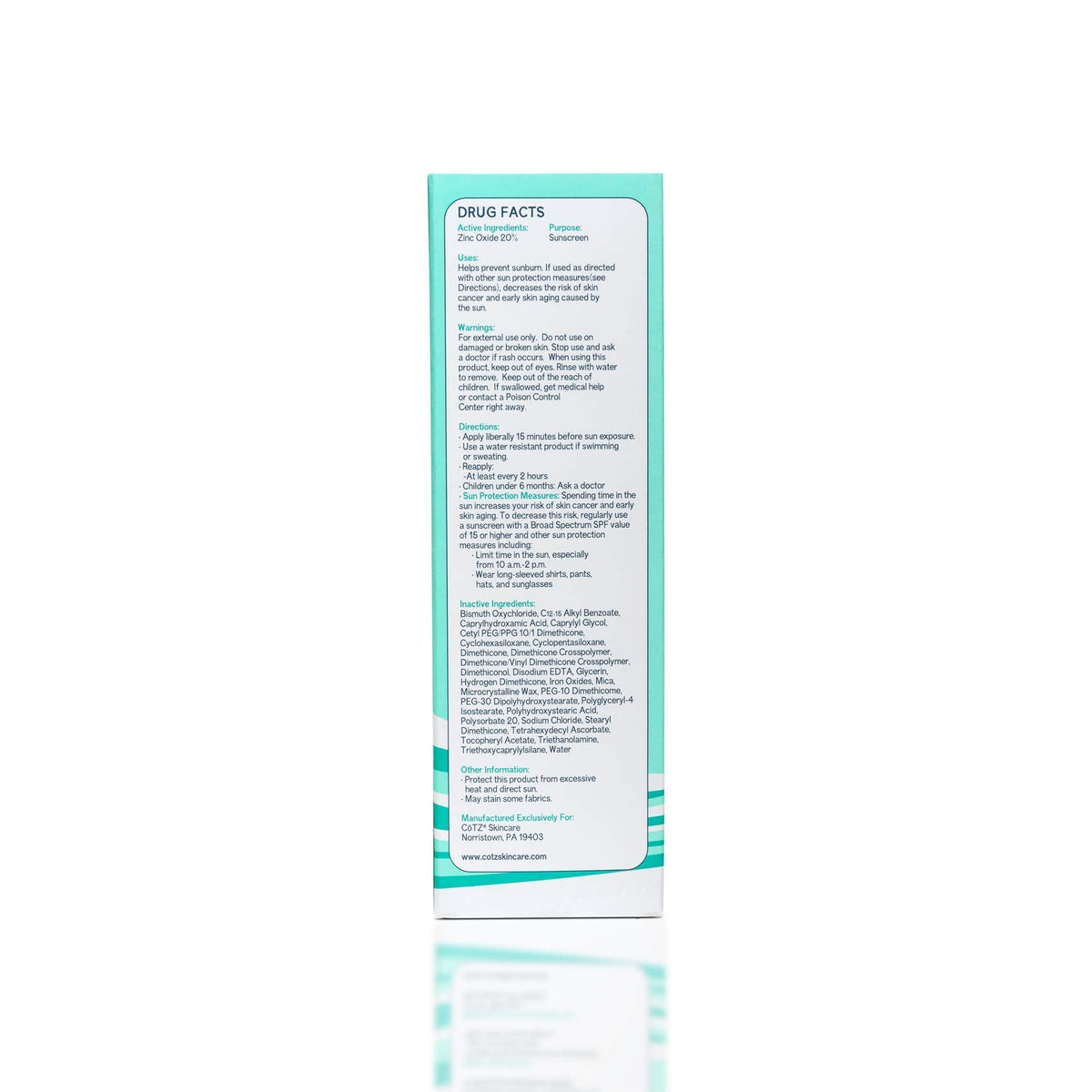 CoTZ Flawless placed in a toiletry bag showing portability for daily use