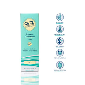 CoTZ Flawless tube with cap open highlighting easy-dispense convenience