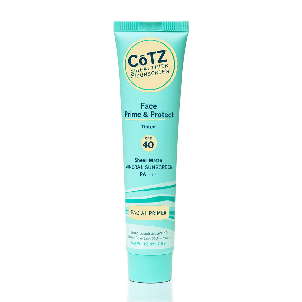 CoTZ front packaging showing SPF 40 protection and tint benefit