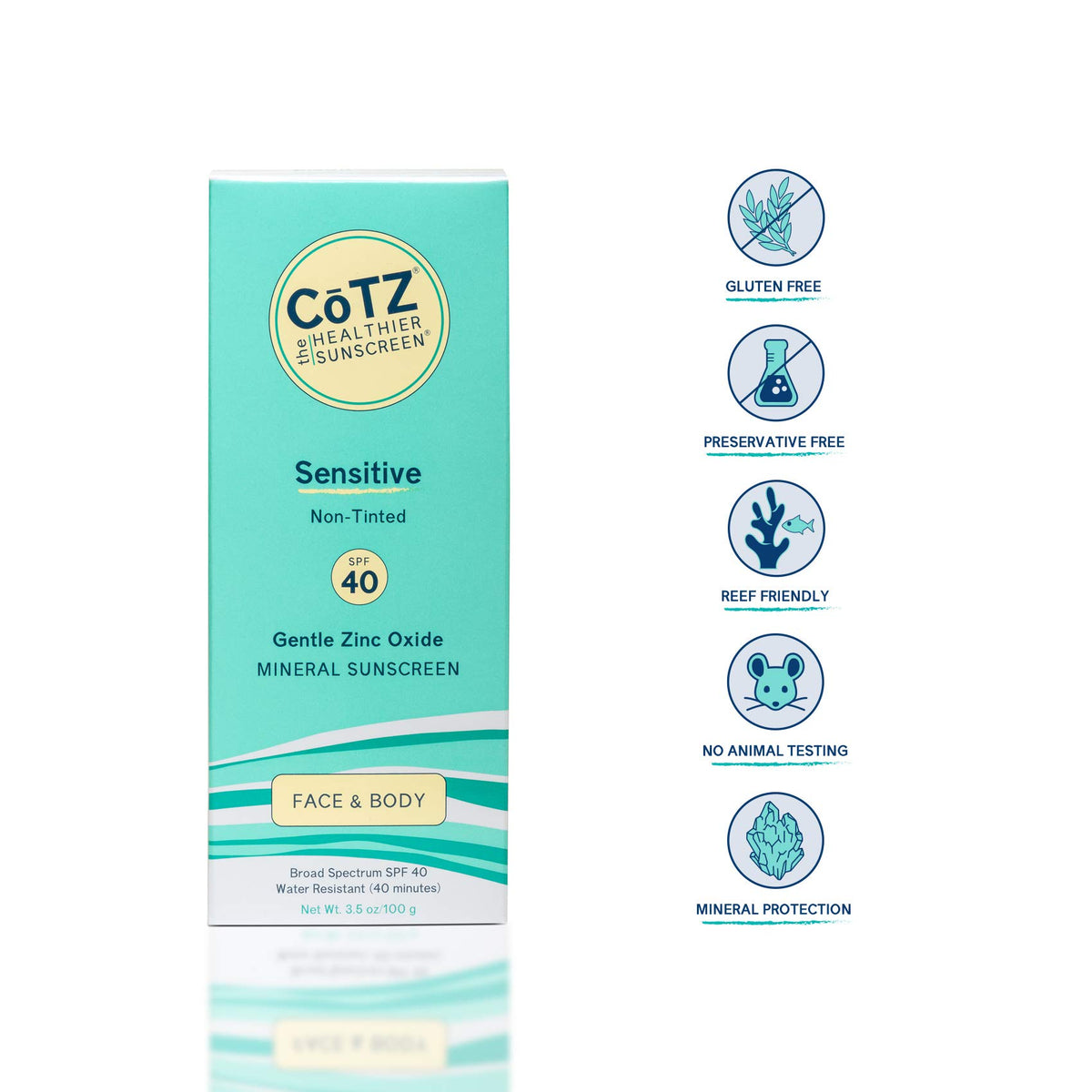 CoTZ tube cap open with cream texture close-up for easy blending