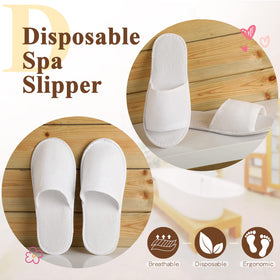 Coume slippers in a spa setting showing guest comfort and tidy presentation