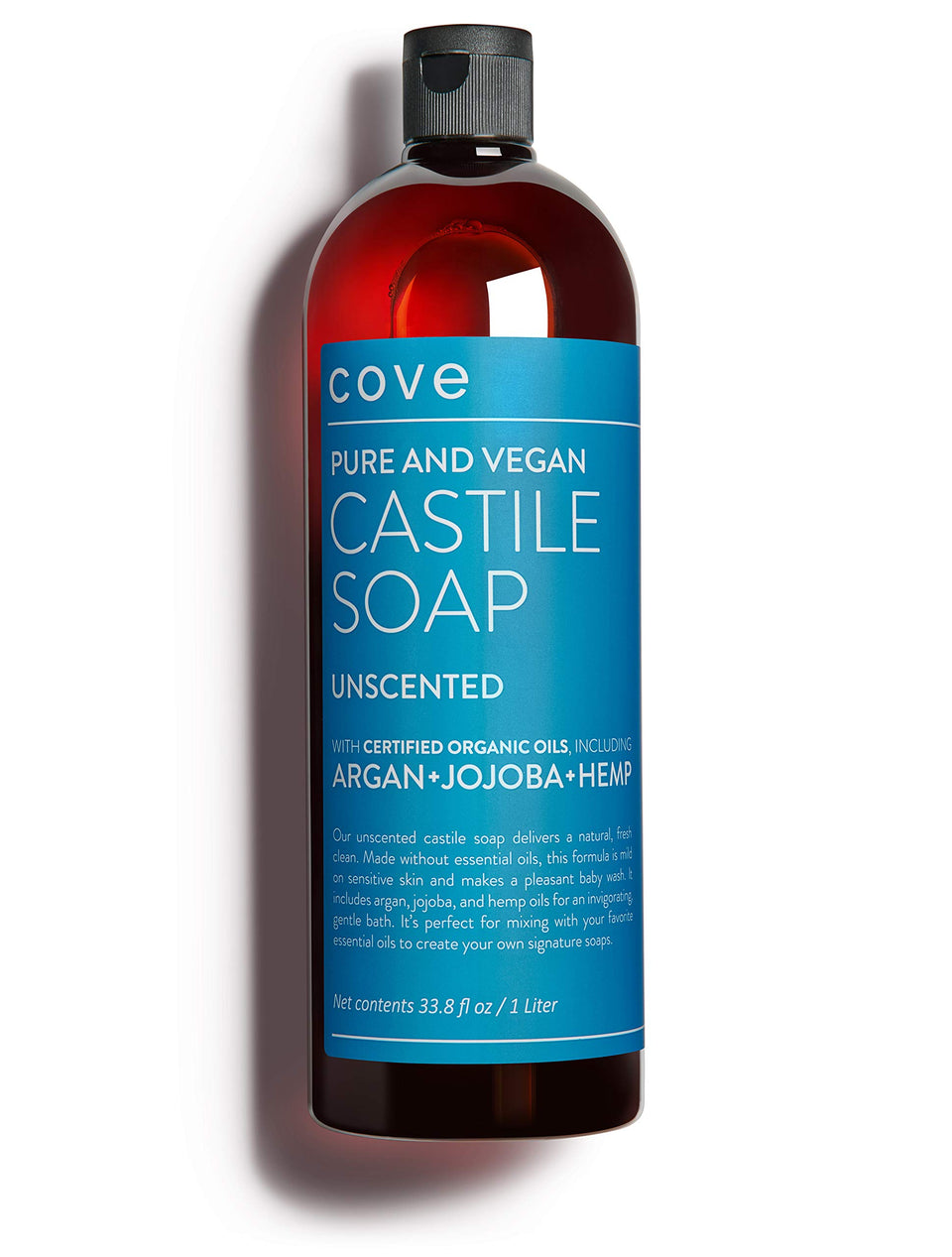 Cove front packaging 1L showing label and size for clear product identification and convenience