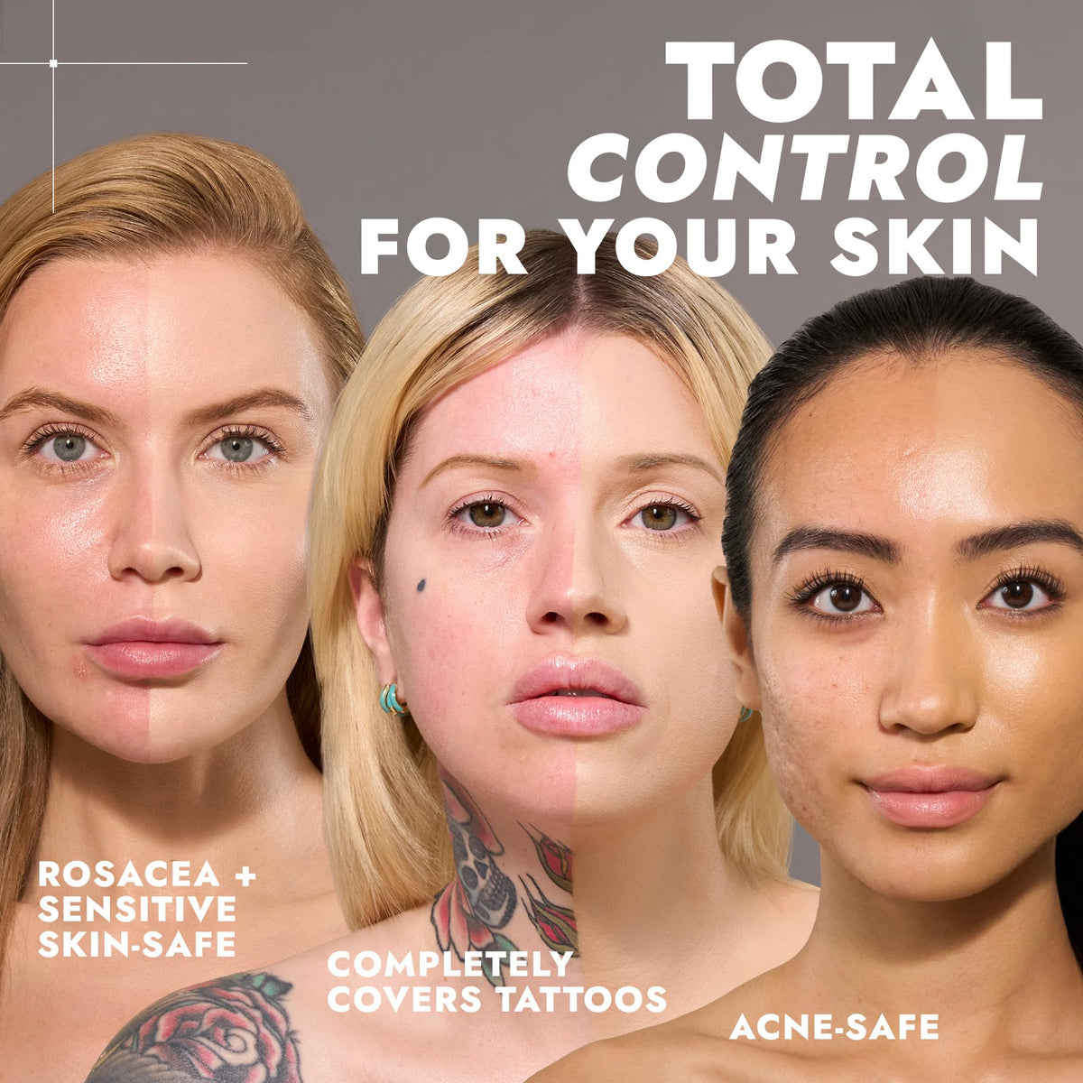 Cover FX blending with fingertips on cheek demonstrating easy application and natural look
