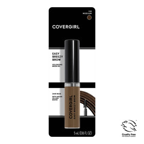 COVERGIRL texture swatch showing tinted gel for visible volumizing effect