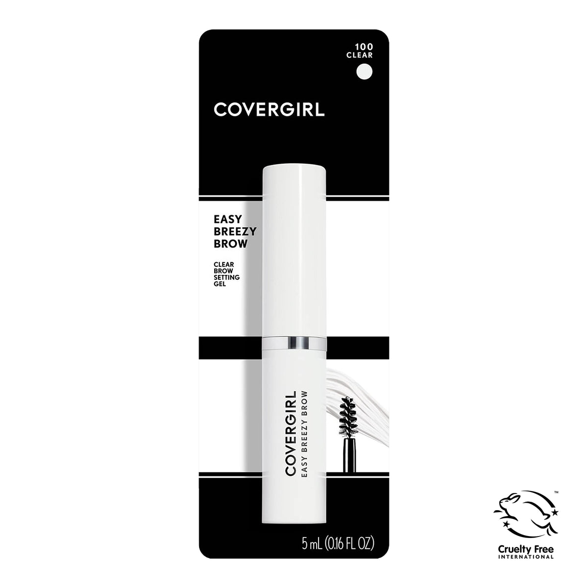 Covergirl clear gel texture detail highlighting conditioning argan oil and smooth finish