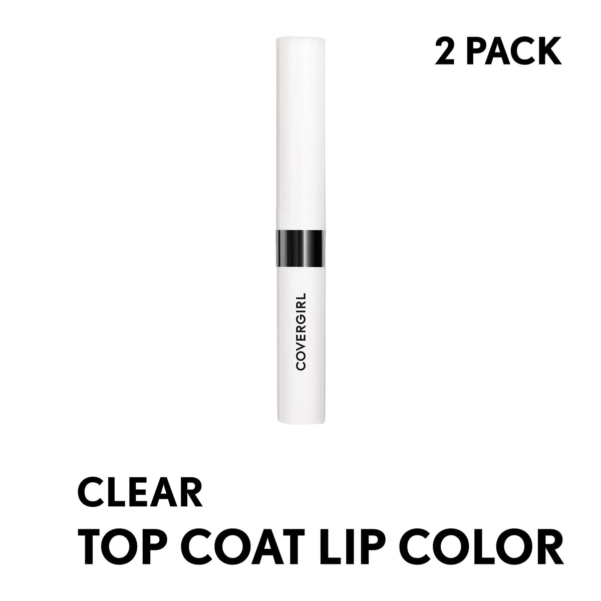 COVERGIRL clear top coat applicator close-up demonstrating smooth glide