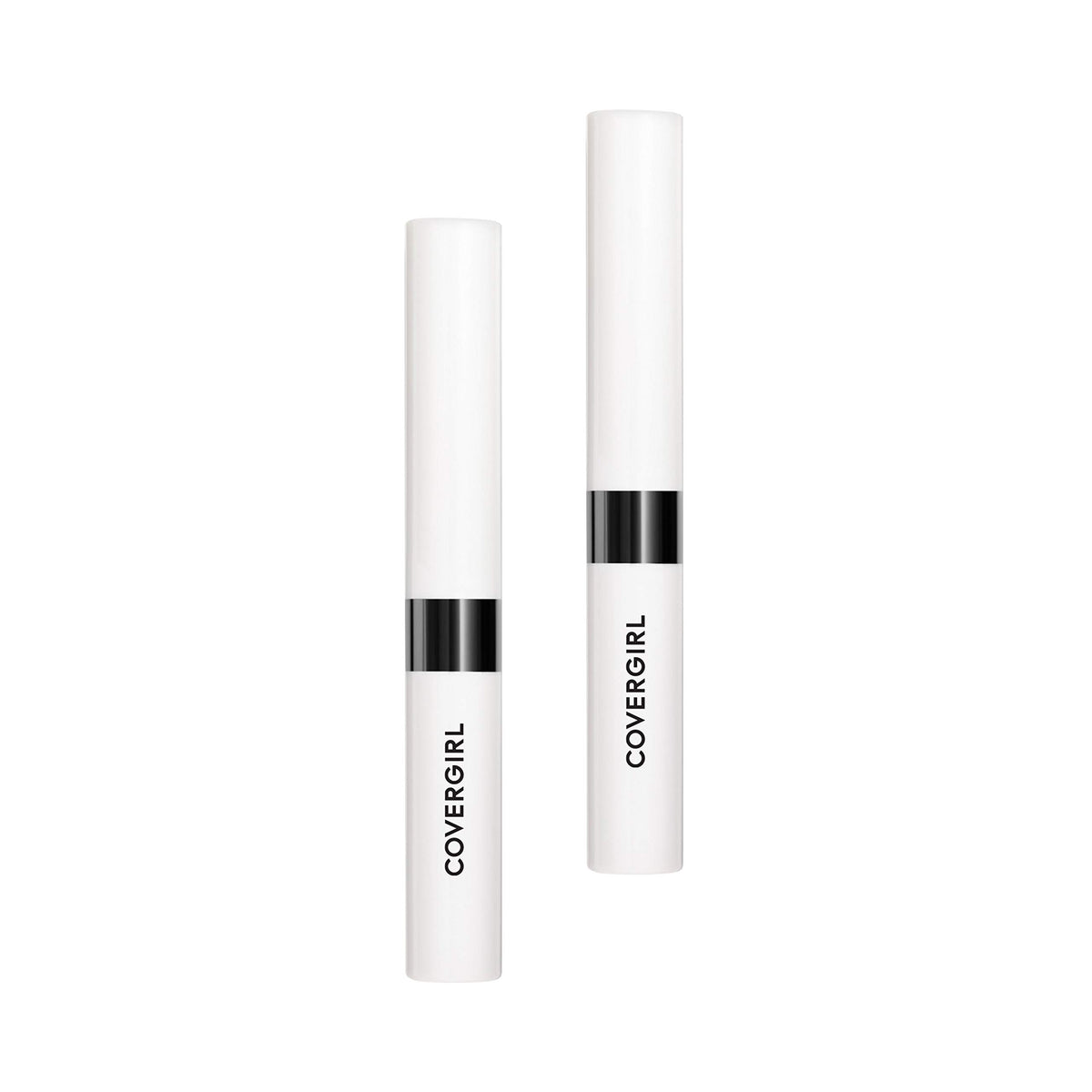 COVERGIRL clear top coat front packaging showing twin tubes and brand clarity