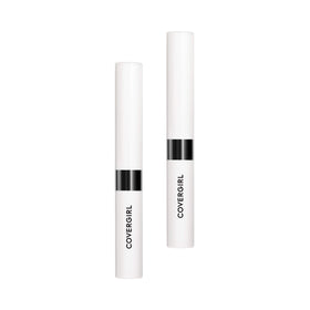COVERGIRL clear top coat front packaging showing twin tubes and brand clarity