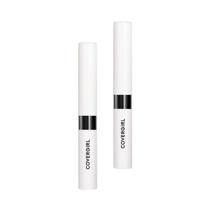 COVERGIRL clear top coat front packaging showing twin tubes and brand clarity
