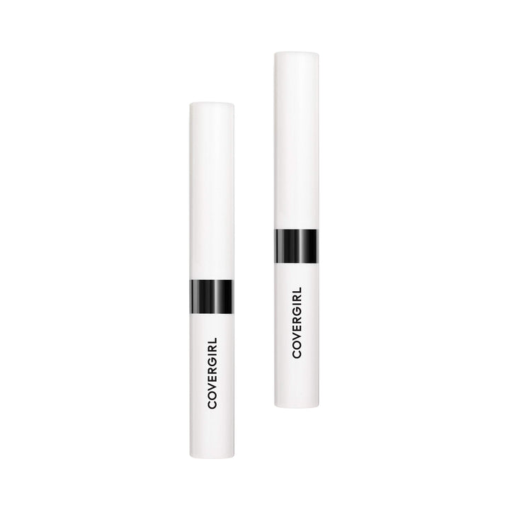 COVERGIRL clear top coat front packaging showing twin tubes and brand clarity