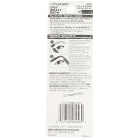 COVERGIRL close-up of pencil tip in 505 Rich Brown, precise tip for natural hair-like strokes