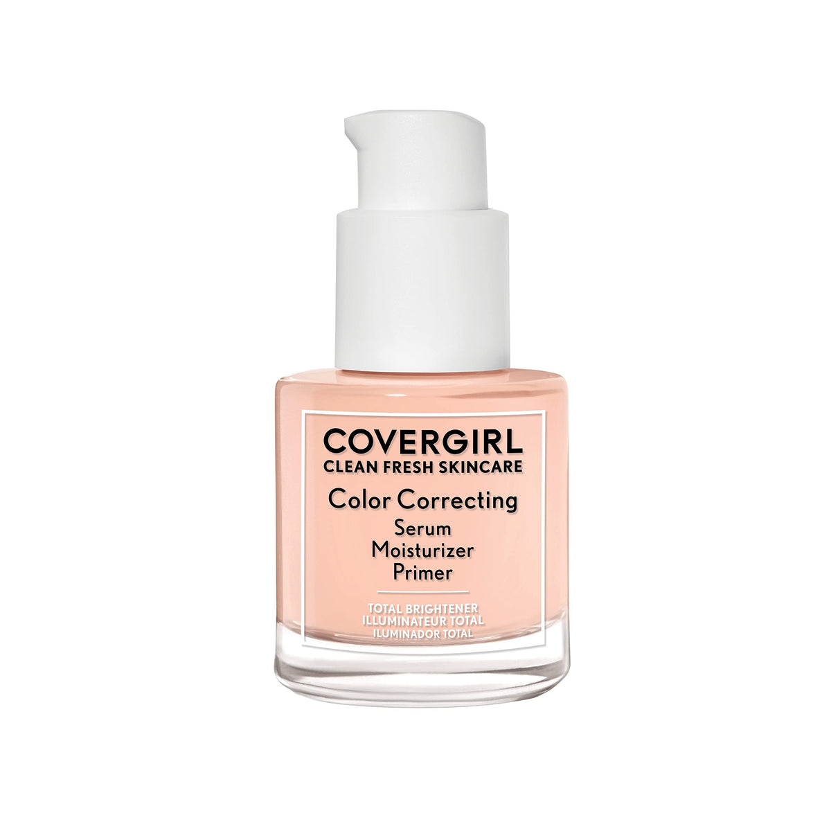 COVERGIRL front packaging showing bottle and shade for effortless correction