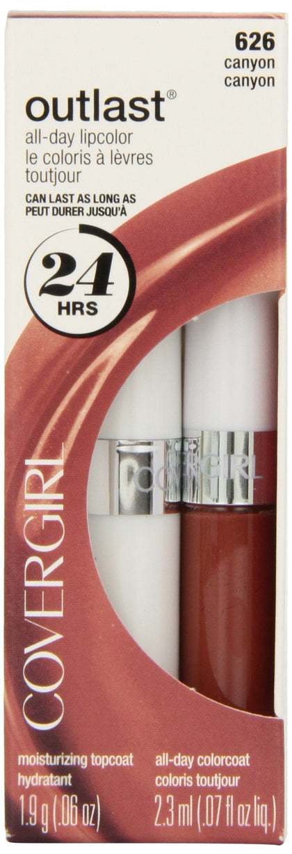 COVERGIRL front packaging showing Canyon 626 for quick shade identification and appeal