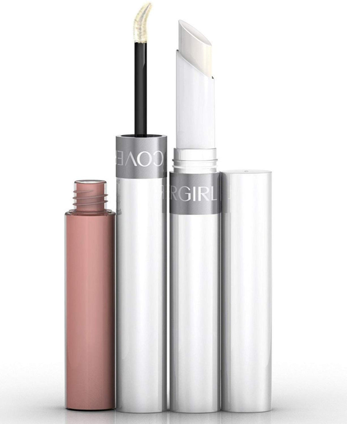 COVERGIRL Outlast front packaging showing shade Forever Fawn and compact size benefit