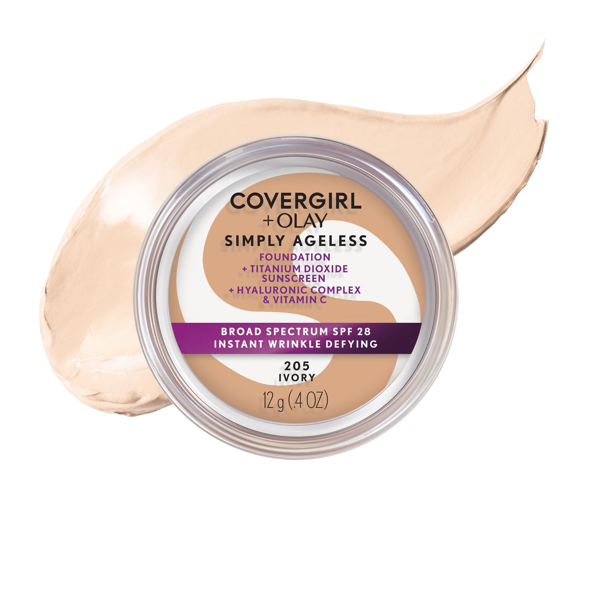 COVERGIRL bottle front packaging showing product and SPF benefit